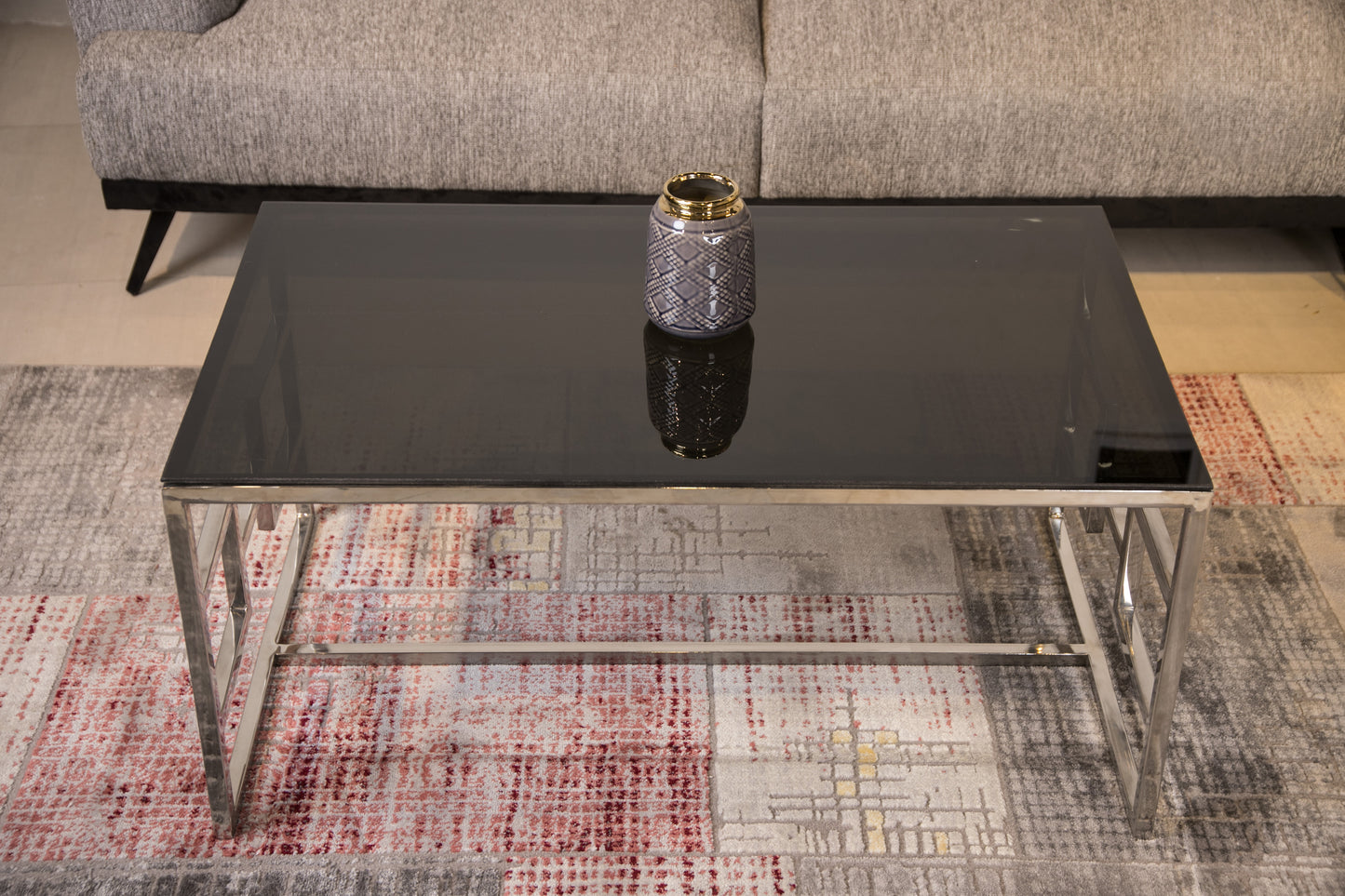 Silver Stainless Steal Table